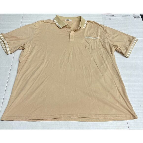 COOFANDY Mens Knit Polo Shirts Casual Short Sleeve Button Down Polo Shirt‎ A24 - Picture 1 of 6